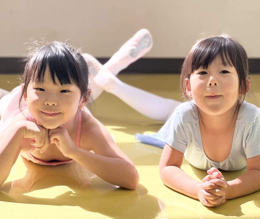 レッスンを楽しむ子供さんたち